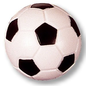 Kickerball (super Mini), Fußball orig. 29 mm, schwarz/weiß