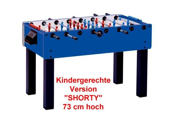 Soccer table GARLANDO MASTER-CUP "TELESKOP" SHORTY , in the "Safety-Version" for children- 73 cm high