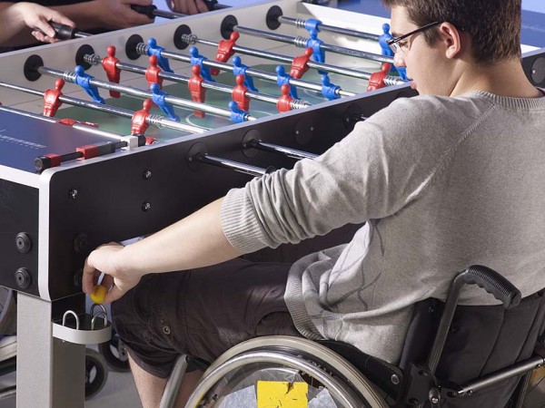 Soccer table GARLANDO "ITSF SPECIAL CHAMPION" for wheelchair users