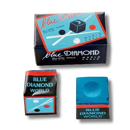 Kreide BLUE DIAMOND, Kleine Schactel-Box mit 2 Stck. blau